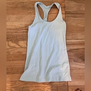 Light blue racer back lululemom tank